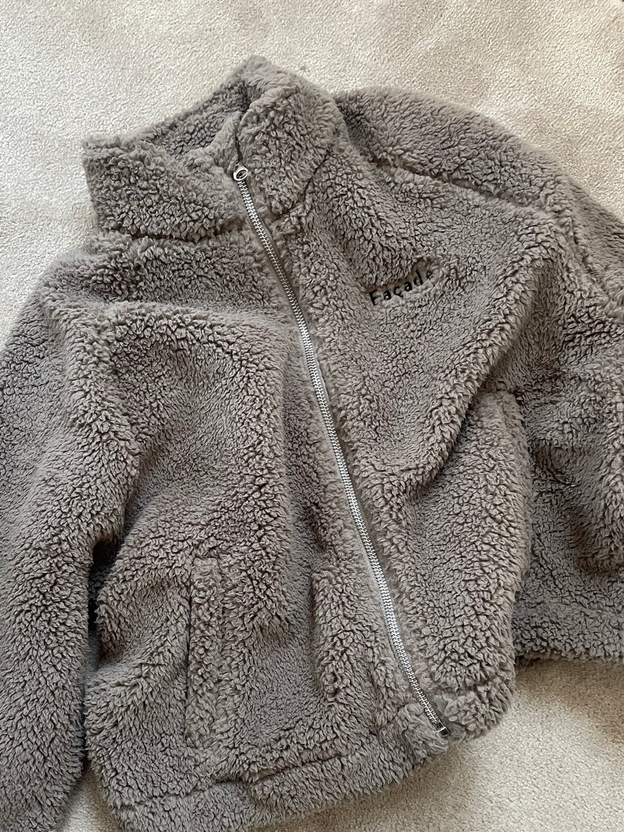 [Facade]   Teddy Zip Sweater
