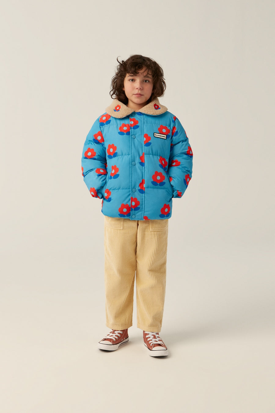 [The Campamento]   BIG FLOWERS PUFFER JACKET