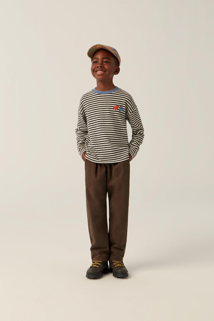 [The Campamento]   BICOLOR STRIPES TSHIRT