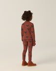 [The Campamento]   HEARTS BROWN LEGGINGS