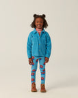 [The Campamento]   BIG FLOWERS BLUE LEGGINGS