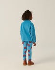[The Campamento]   BIG FLOWERS BLUE LEGGINGS
