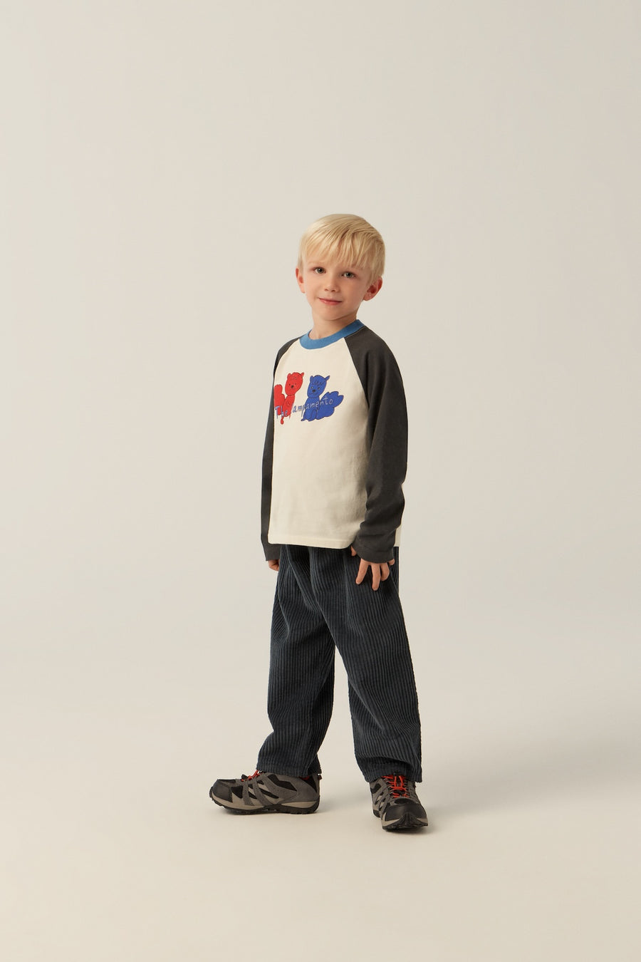 [The Campamento]  SQUIRRELS COLOR BLOCK TSHIRT