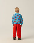 [The Campamento]   BIG FLOWERS BLUE SWEATSHIRT