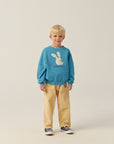 [The Campamento]   RABBIT BLUE SWEATSHIRT