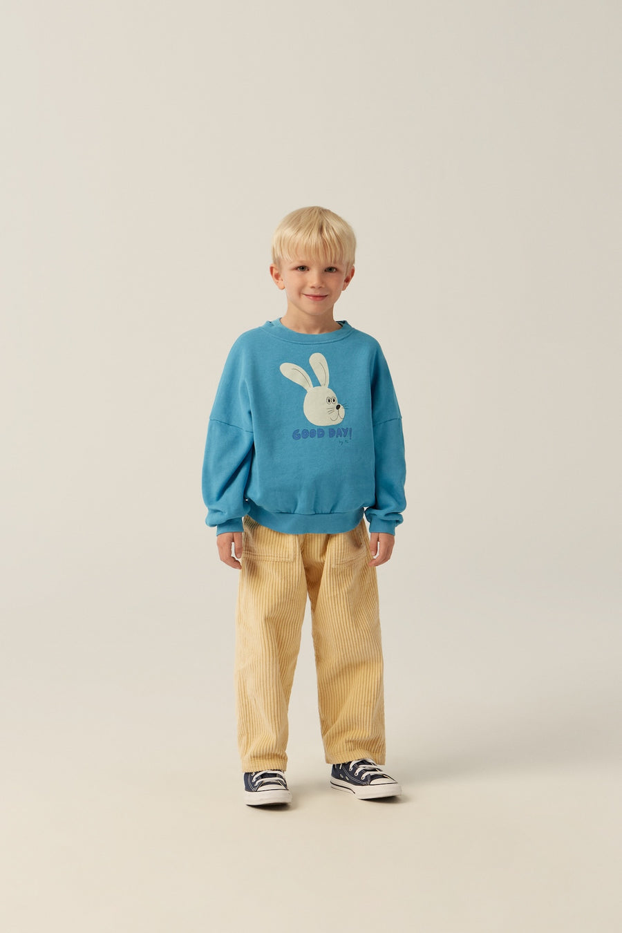 [The Campamento]   RABBIT BLUE SWEATSHIRT