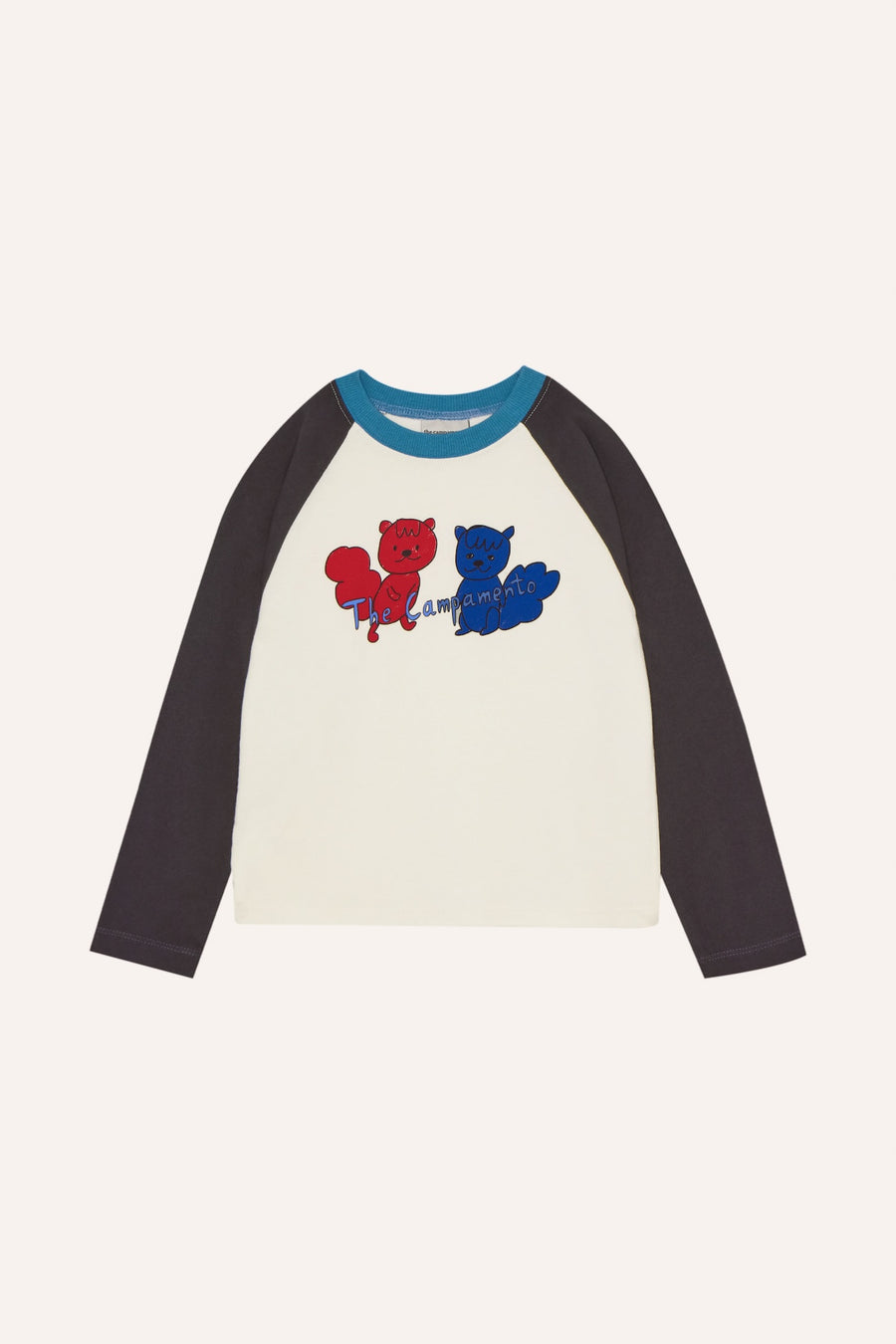 [The Campamento]  SQUIRRELS COLOR BLOCK TSHIRT