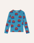 [The Campamento]  BIG FLOWERS BLUE TSHIRT