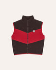 [The Campamento]   COLOR BLOCK ZIPPED VEST