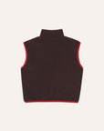 [The Campamento]   COLOR BLOCK ZIPPED VEST