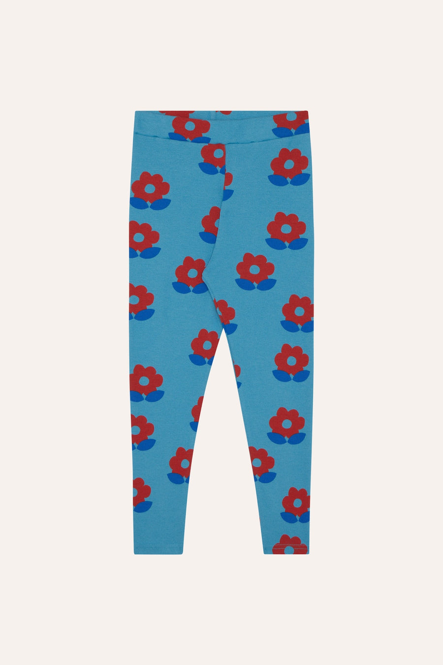 [The Campamento]   BIG FLOWERS BLUE LEGGINGS