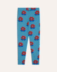 [The Campamento]   BIG FLOWERS BLUE LEGGINGS
