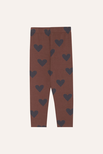 [The Campamento]   HEARTS BROWN LEGGINGS