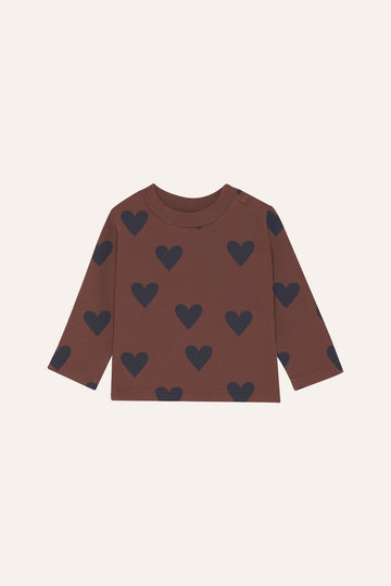 [The Campamento]   HEARTS BROWN BABY TSHIRT