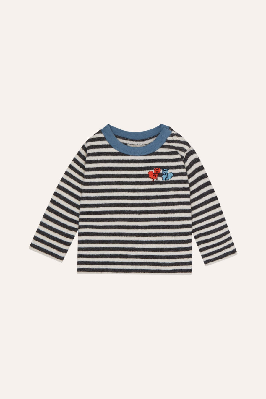 [The Campamento]   BICOLOR STRIPES BABY TSHIRT