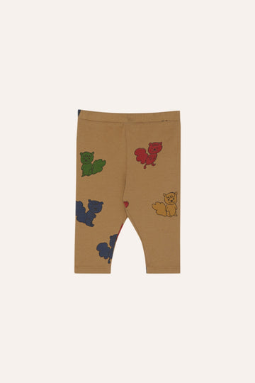 [The Campamento]   MULTICOLOR SQUIRRELS BABY LEGGINGS