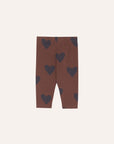 [The Campamento]   HEARTS BROWN BABY LEGGINGS