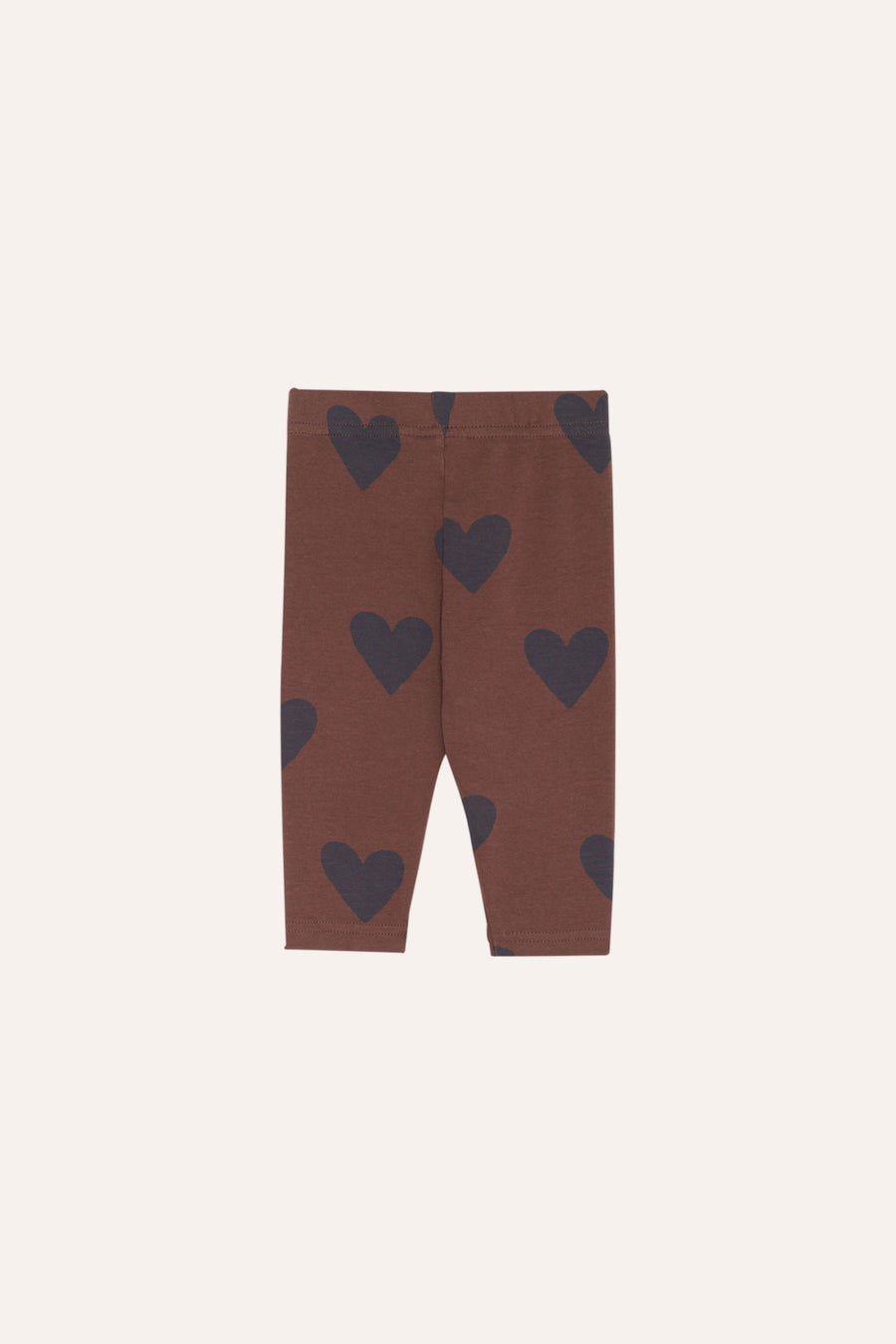 [The Campamento]   HEARTS BROWN BABY LEGGINGS