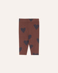 [The Campamento]   HEARTS BROWN BABY LEGGINGS