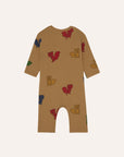 [The Campamento]   MULTICOLOR SQUIRRELS BABY OVERALL