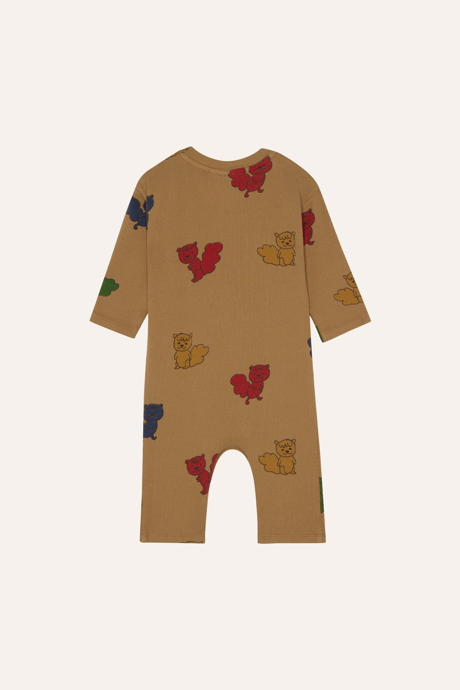 [The Campamento]   MULTICOLOR SQUIRRELS BABY OVERALL