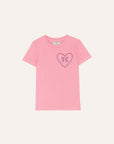[The Campamento]   TC Heart Pink Rib Tshirt
