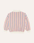 [The Campamento]   Bicolor Stripes Sweatshirt