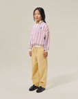 [The Campamento]   Bicolor Stripes Sweatshirt