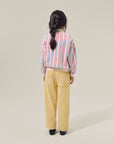 [The Campamento]   Bicolor Stripes Sweatshirt