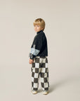 [The Campamento]   Grey Color Block Sweatshirt