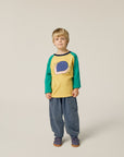 [The Campamento]   Snail Color Block Tshirt