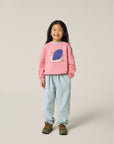[The Campamento]   Snail Pink Sweatshirt