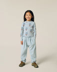[The Campamento]   Bouquets Light Blue Tshirt