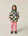 [The Campamento]   Checked Teddy Jacket