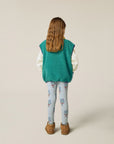 [The Campamento]   Bouquets Light Blue Leggings