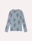 [The Campamento]   Bouquets Light Blue Tshirt