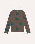 [The Campamento]   Gentleman Allover Brown Tshirt