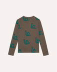 [The Campamento]   Gentleman Allover Brown Tshirt