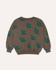 [The Campamento]   Snakes Brown Sweatshirt