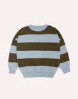 [The Campamento]   Green Stripes Sweatshirt
