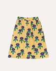 [The Campamento]   Blue Daisies Skirt