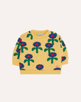 [The Campamento]   Blue Daisies Baby Sweatshirt