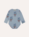 [The Campamento]   Bouquets Light Blue Baby Body
