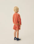 [The Campamento]   Red Stripes Sweatshirt