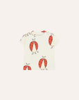 [The Campamento]   Ladybug Allover Ecru Baby Tshirt