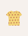 [The Campamento]   Ladybug Allover Yellow Baby Tshirt