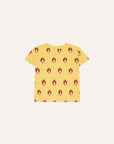 [The Campamento]   Ladybug Allover Yellow Baby Tshirt