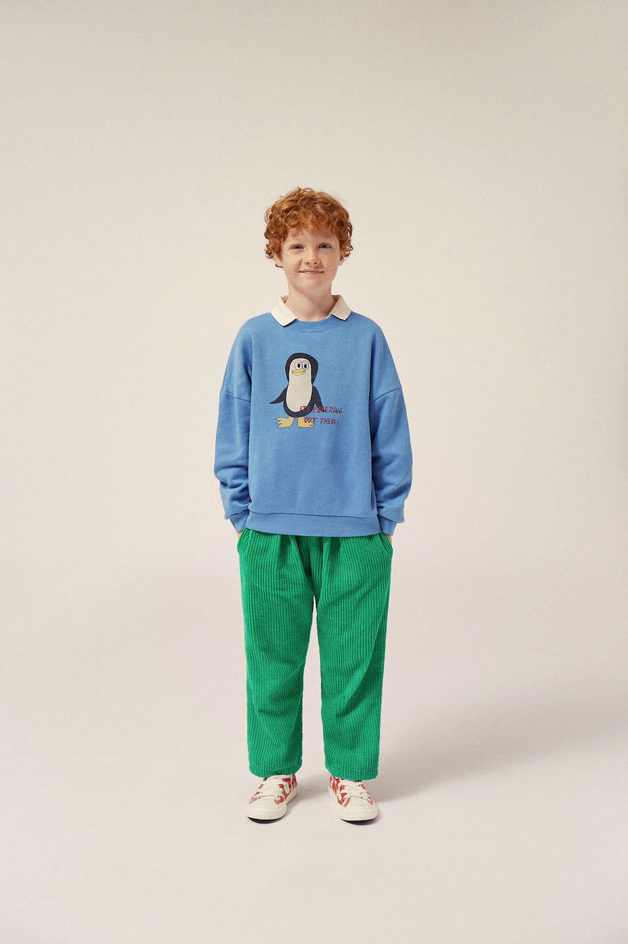 [The Campamento]   PENGUIN OVERSIZED KIDS SWEATSHIRT