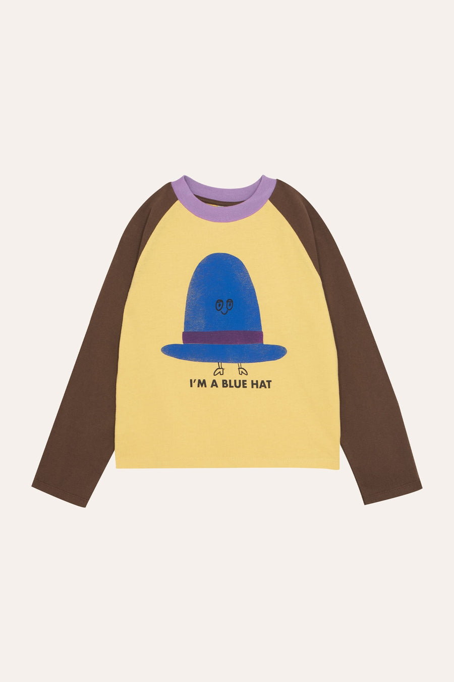 [The Campamento]   BLUE HAT LONG SLEEVES KIDS TSHIRT