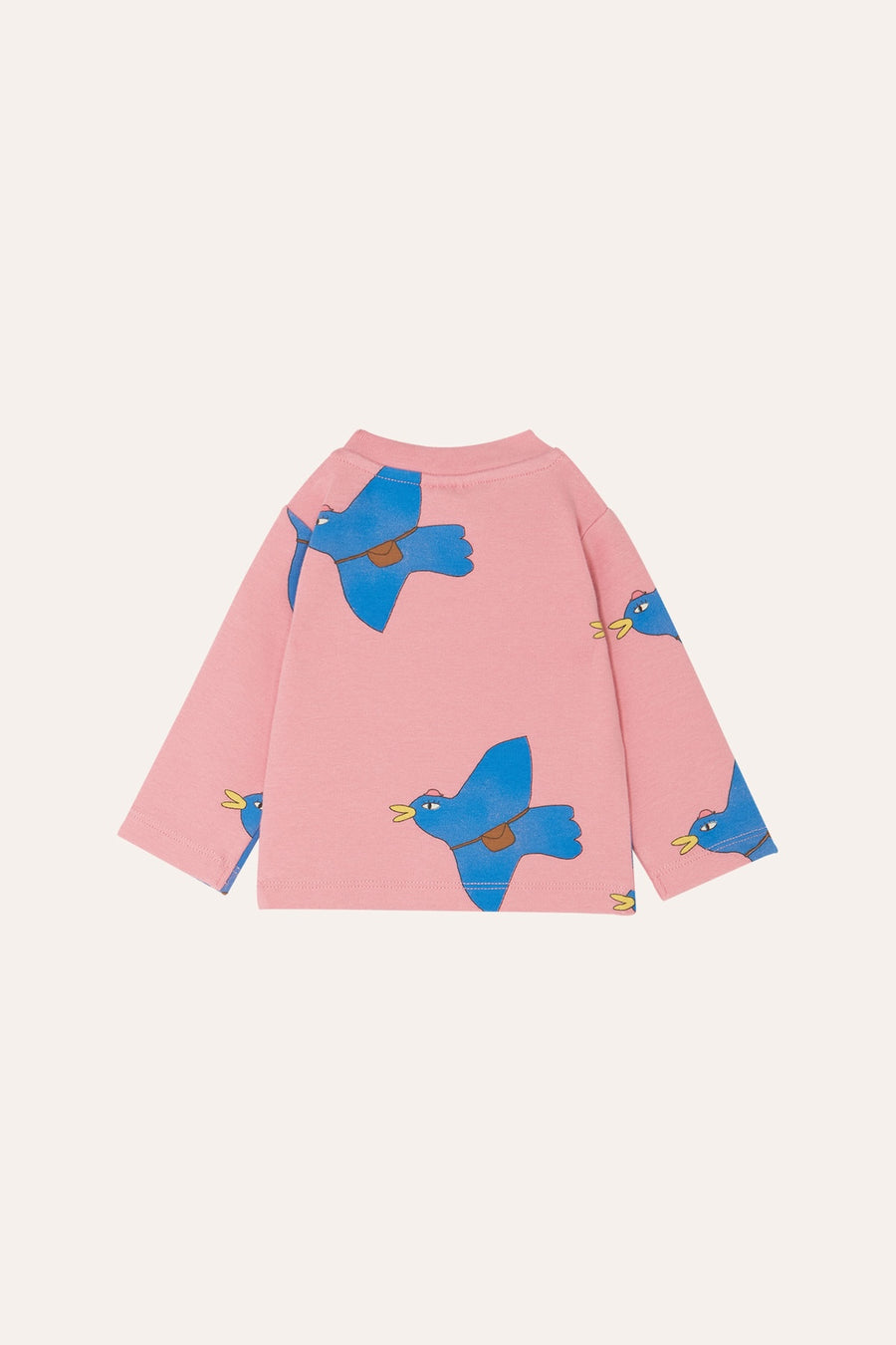 [The Campamento]   PIGEONS ALLOVER LONG SLEEVES BABY TSHIRT